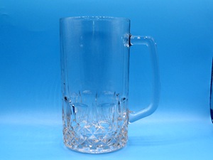 German Style Extra Large Glass Beer Stein Super Mug