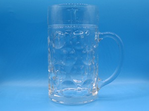 Oktoberfest 44 Oz Dimpled Glass jumbo Beer Mug
