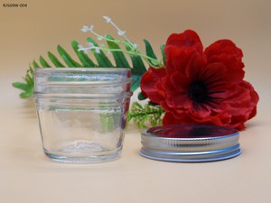 Kerr Wide Mouth 4oz Jars with optional two pieces combination Bands & Lids