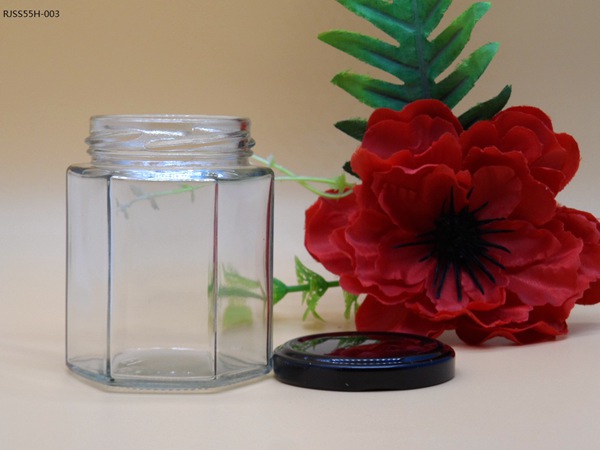 Hexagon Jars - 6oz Six-Sided