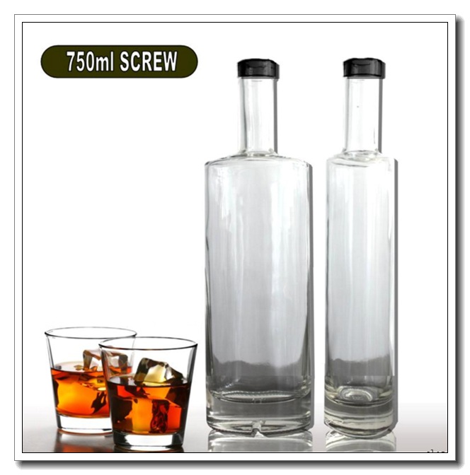 Oval 750ml Liquor Bottle