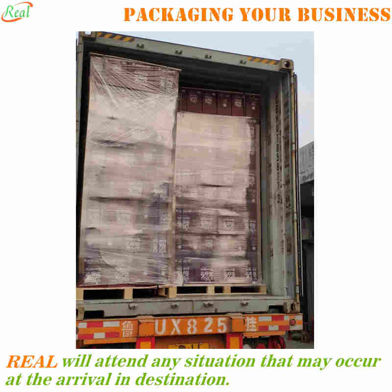 Printed cases palletized- 2