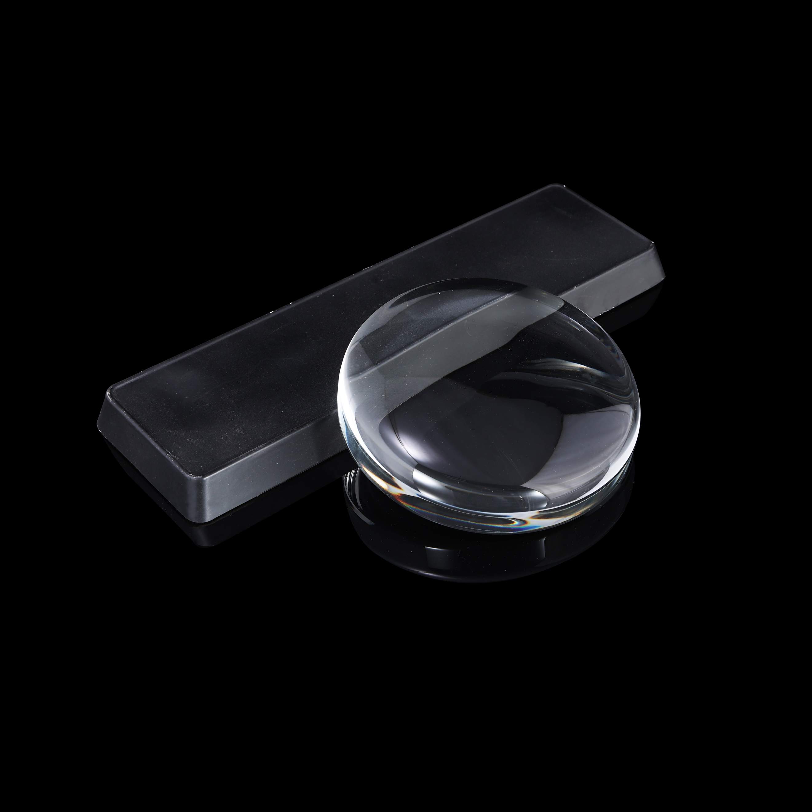 Ice crystal patterned crystal brick